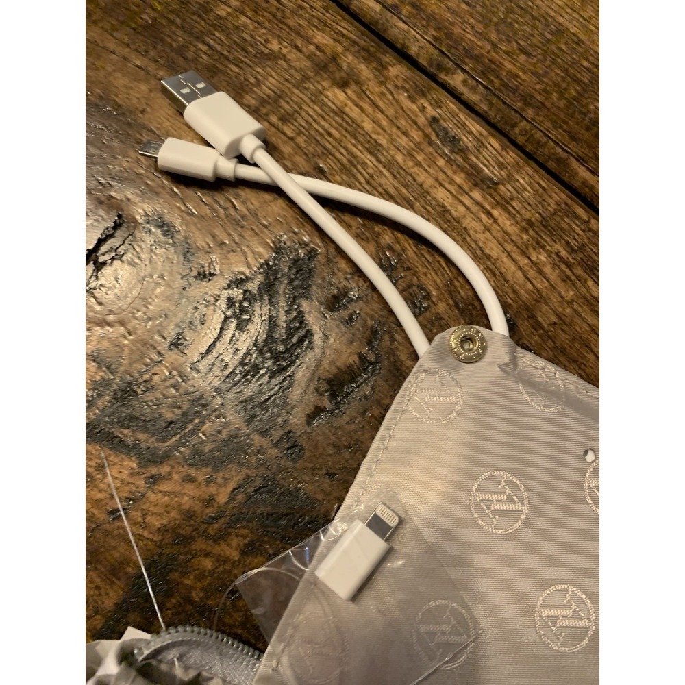 New Adrienne Vittadini Apple Others Phone Charging Wallet Wristlet Gray - Picture 9 of 11